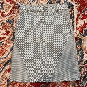 Anthropologie Pilcro and The Letterpress Railroad Striped Skirt, size 26
